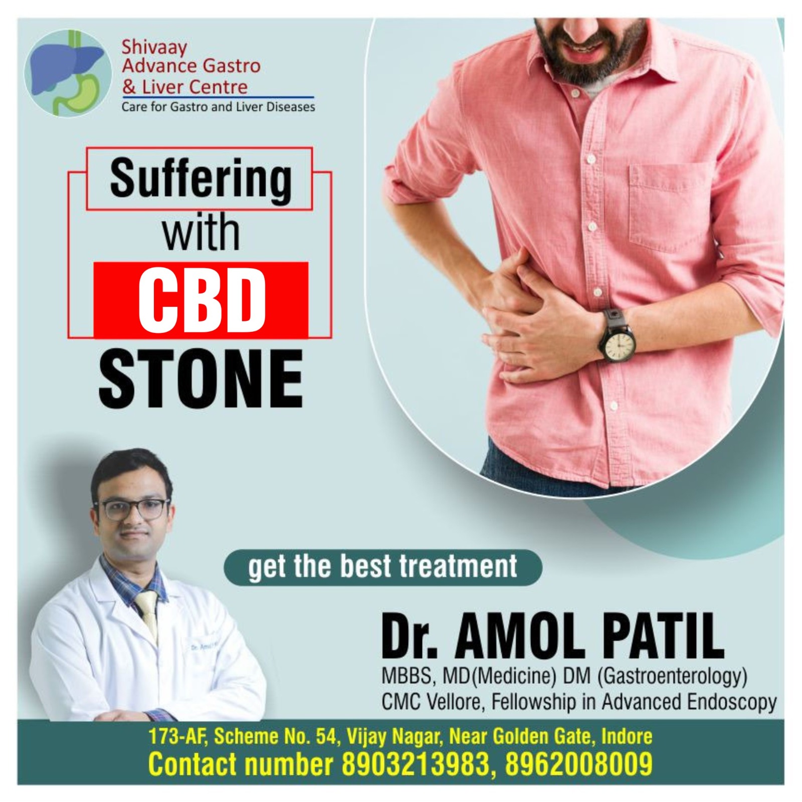 Best Doctor for CBD stones treatment in Indore